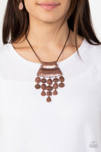 Load image into Gallery viewer, Totem Trek - Copper Necklace
