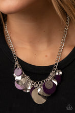 Load image into Gallery viewer, Oceanic Opera - Purple Necklace
