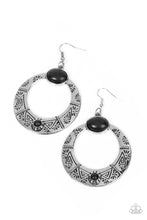 Load image into Gallery viewer, Garden Glyphs - Black Earrings
