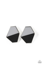 Load image into Gallery viewer, Generically Geometric - Black Earrings
