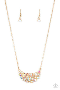 Effervescently Divine - Gold Necklace