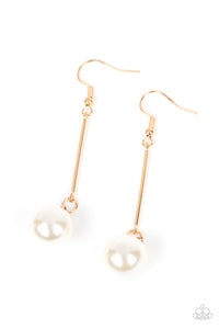 Pearl Redux - Gold Earrings