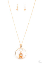 Load image into Gallery viewer, Swinging Shimmer - Gold Necklace
