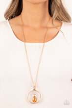 Load image into Gallery viewer, Swinging Shimmer - Gold Necklace
