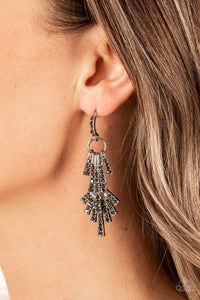 Fan of Glam - Silver Earrings