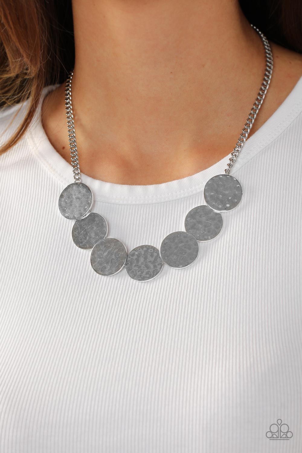 Flip a Coin - Silver Necklace