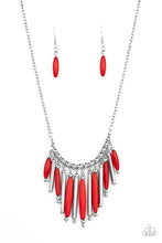 Load image into Gallery viewer, Bohemian Breeze - Red Necklace
