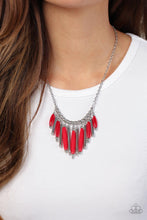 Load image into Gallery viewer, Bohemian Breeze - Red Necklace
