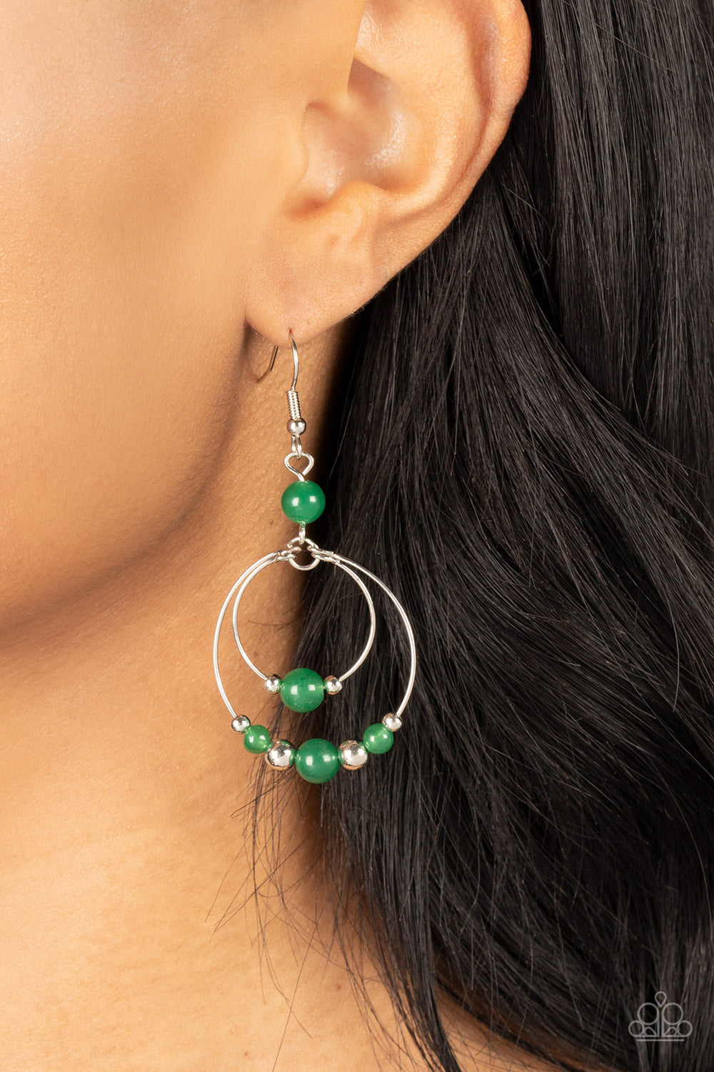 Eco Eden - Green Earrings