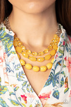 Load image into Gallery viewer, Tropical Hideaway - Yellow Necklace
