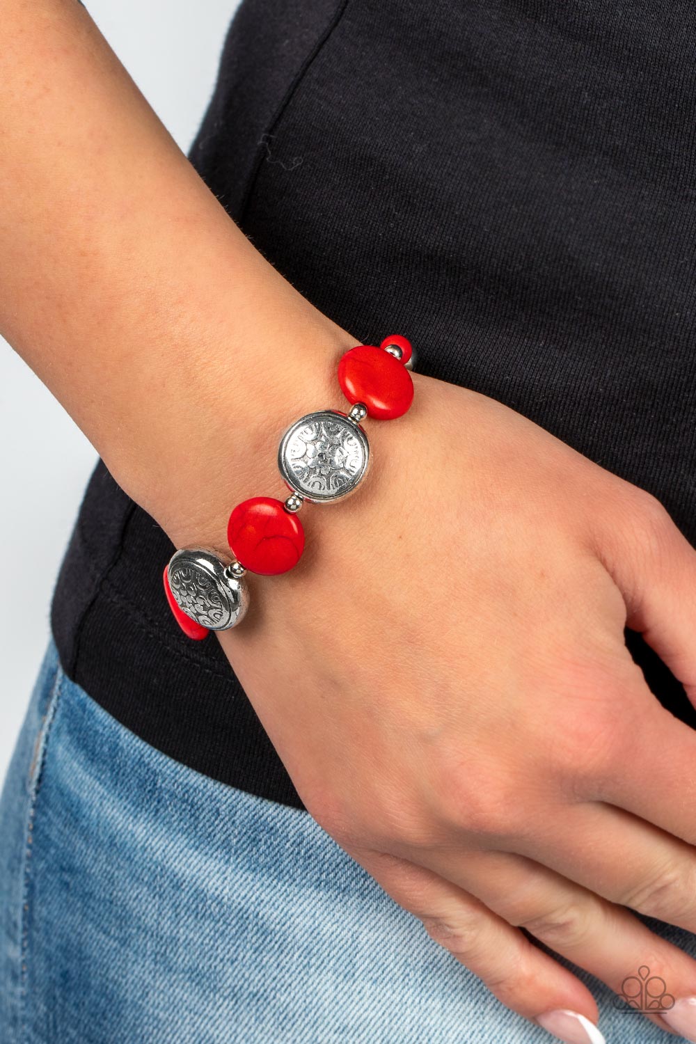 Oasis Orchard - Red Bracelet