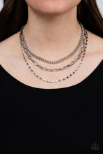 Load image into Gallery viewer, Galvanized Grit - Silver Necklace
