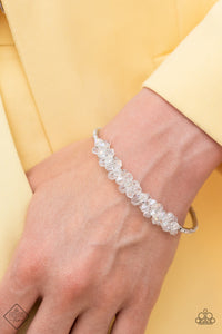 BAUBLY Personality - White Bracelet - Fashion Fix - Fiercely 5th Avenue