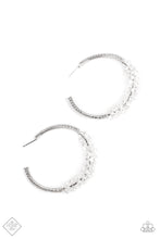 Load image into Gallery viewer, Bubble-Bursting Bling - White Earrings - Fashion Fix - Fiercely 5th Avenue
