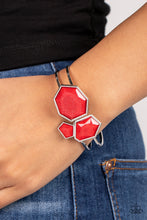 Load image into Gallery viewer, Tourist TRAPEZOID - Red Bracelet
