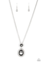 Load image into Gallery viewer, Castle Diamonds - Silver Necklace
