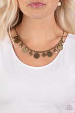 Load image into Gallery viewer, Model Medallions - Brass Necklace
