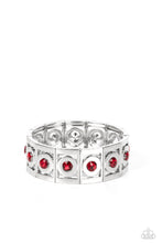 Load image into Gallery viewer, Stretch of Drama - Red Bracelet
