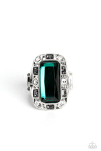 Load image into Gallery viewer, Radiant Rhinestones - Green Ring
