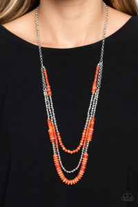 Newly Neverland - Orange Necklace