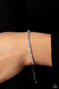 Dynamic Diamonds - White Bracelet