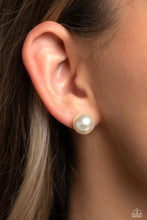 Load image into Gallery viewer, Debutante Details - White Earrings
