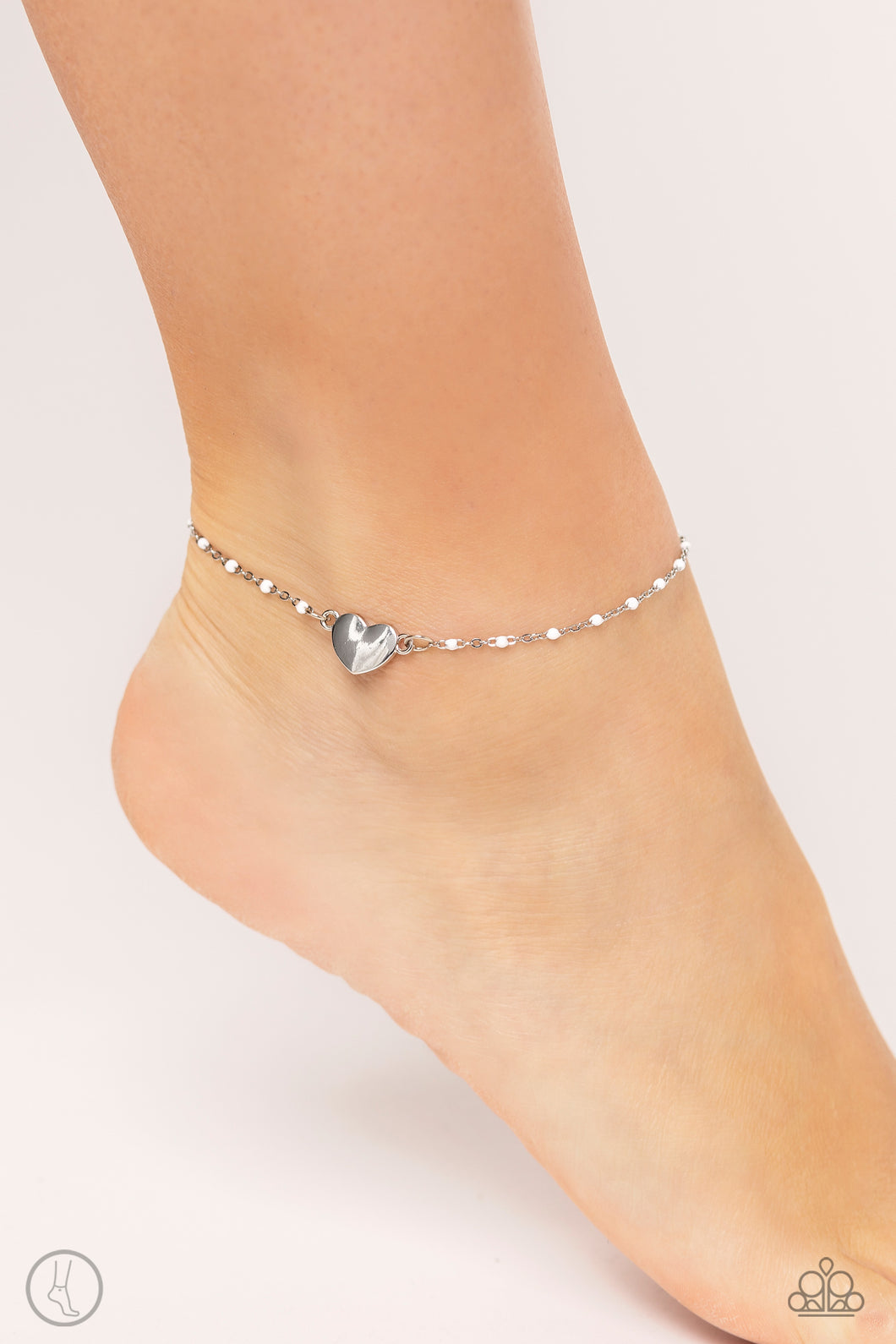 Sunbather Serenade - White Anklet