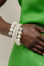 Load image into Gallery viewer, Pleasing Pirouette - White Bracelet
