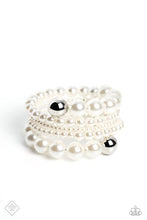 Load image into Gallery viewer, Pleasing Pirouette - White Bracelet
