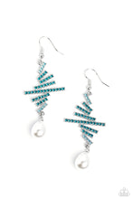 Load image into Gallery viewer, Timeless Tapestry - Blue Earrings
