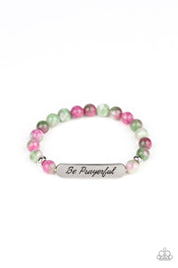 Be Prayerful -  Purple Bracelet