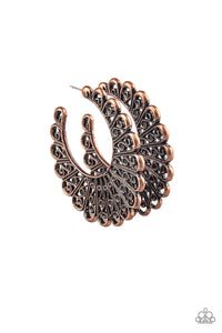 Funky Flirt Earrings - Copper Earrings