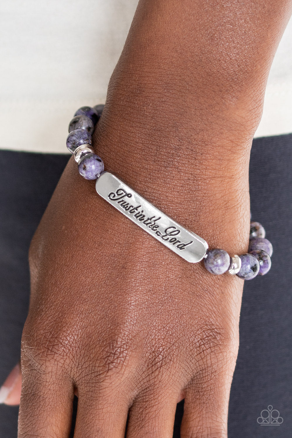 Keep The Trust - Purple Bracelet