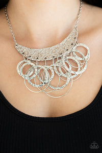 Metro Eclipse - Silver Necklace