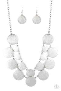 Stop and Reflect - Silver Necklace