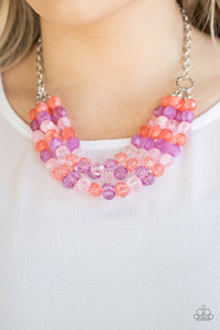 Summer Ice - Orange Necklace