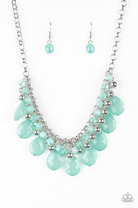 Trending Tropicana - Green Necklace